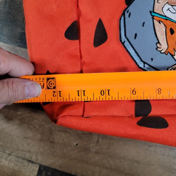 Vintage Flintstones Drawstring Backpack Satchel Bag display picture 2